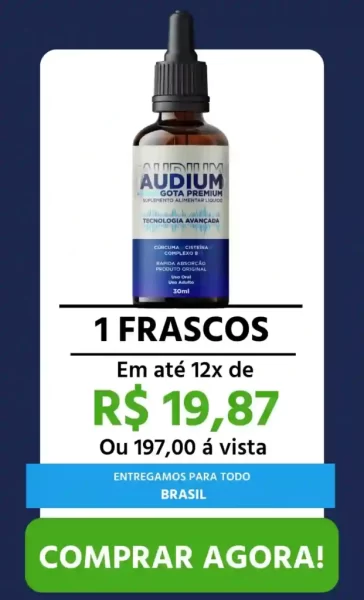 Audium Gotas Premium Funciona Onde Comprar Preço Site Oficial